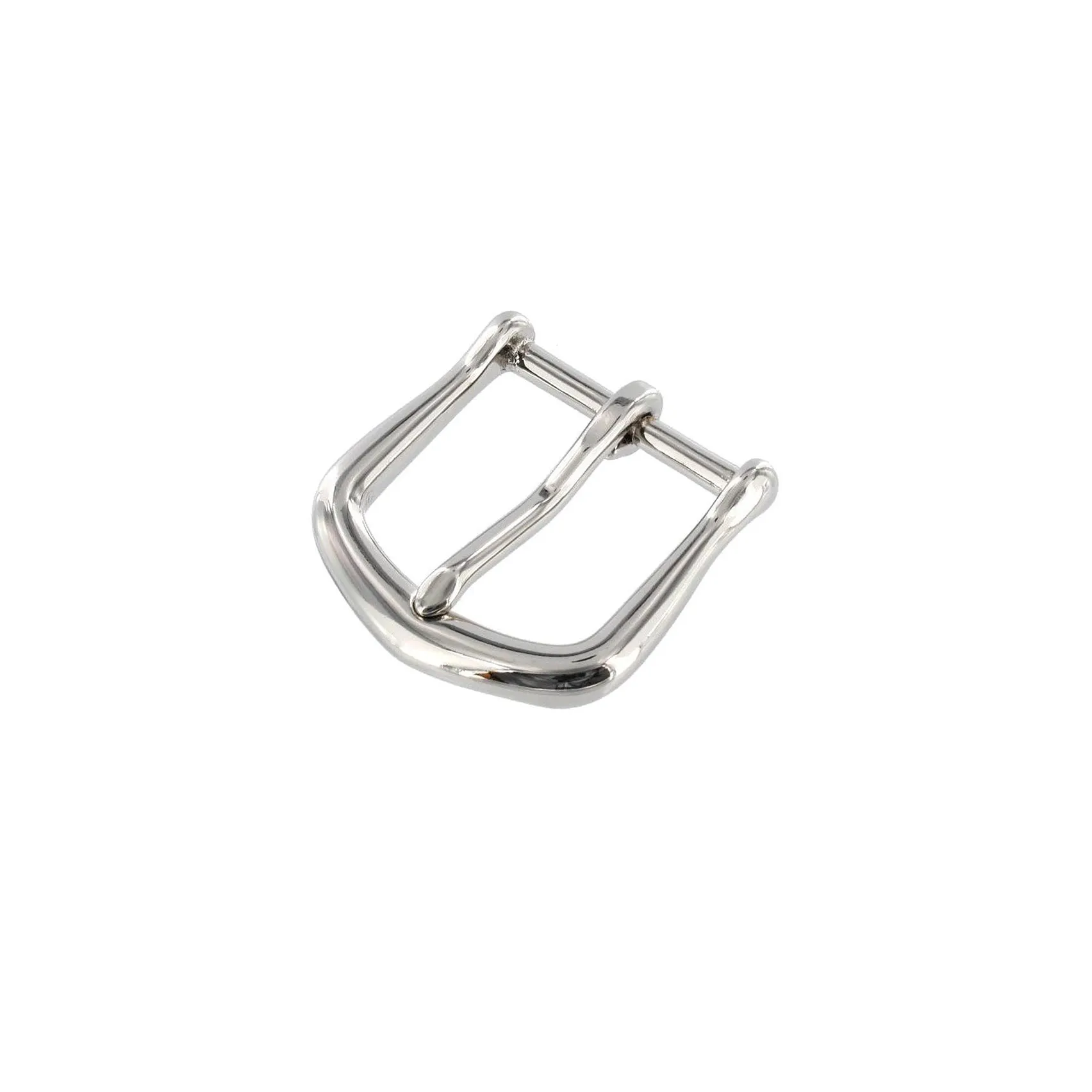 1 1/2" Arctic Classic Belt with Derby Cocktail Buckle in Polished Nickel