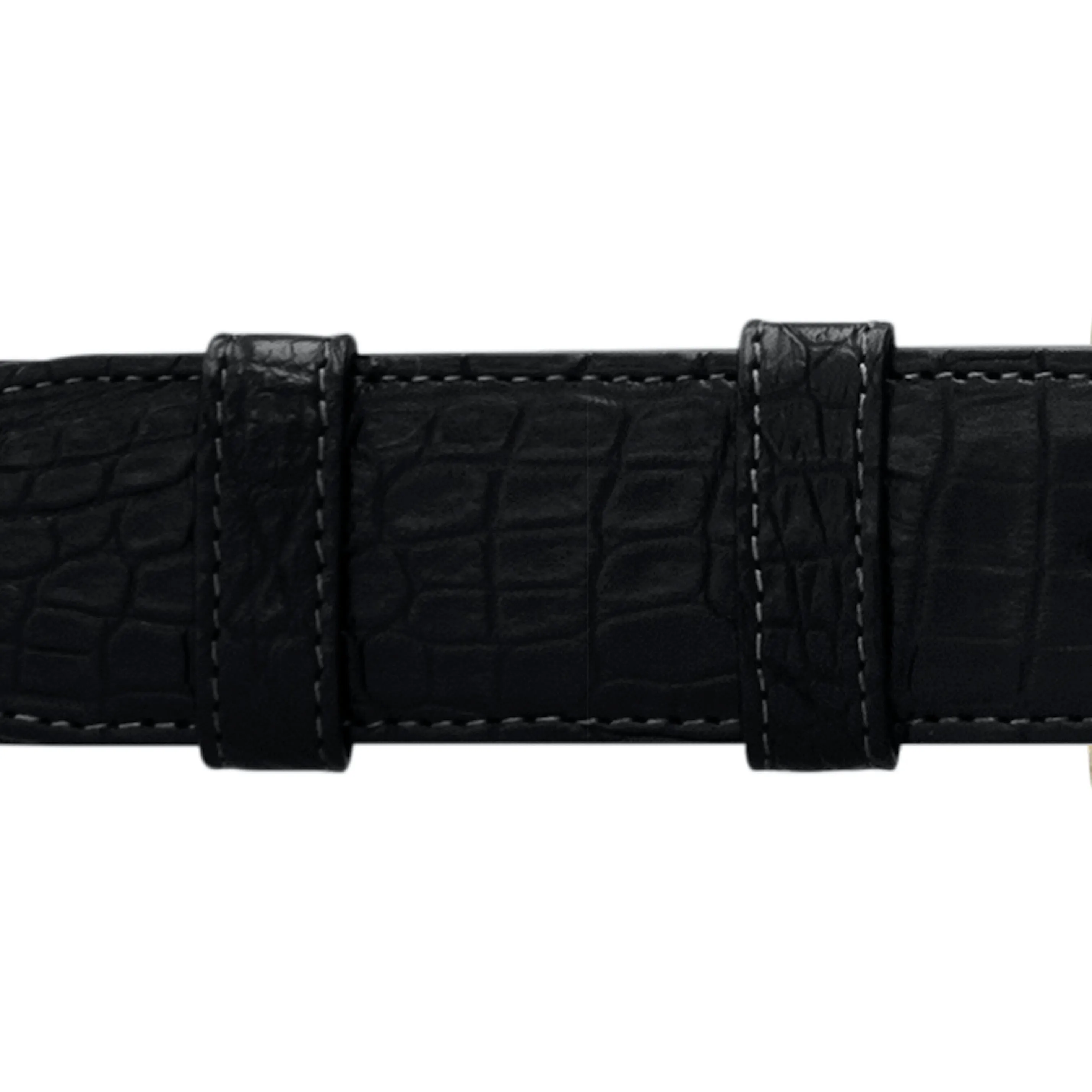 1 1/2" Raven Classic Belt with Oxford Cocktail Buckle in Brass