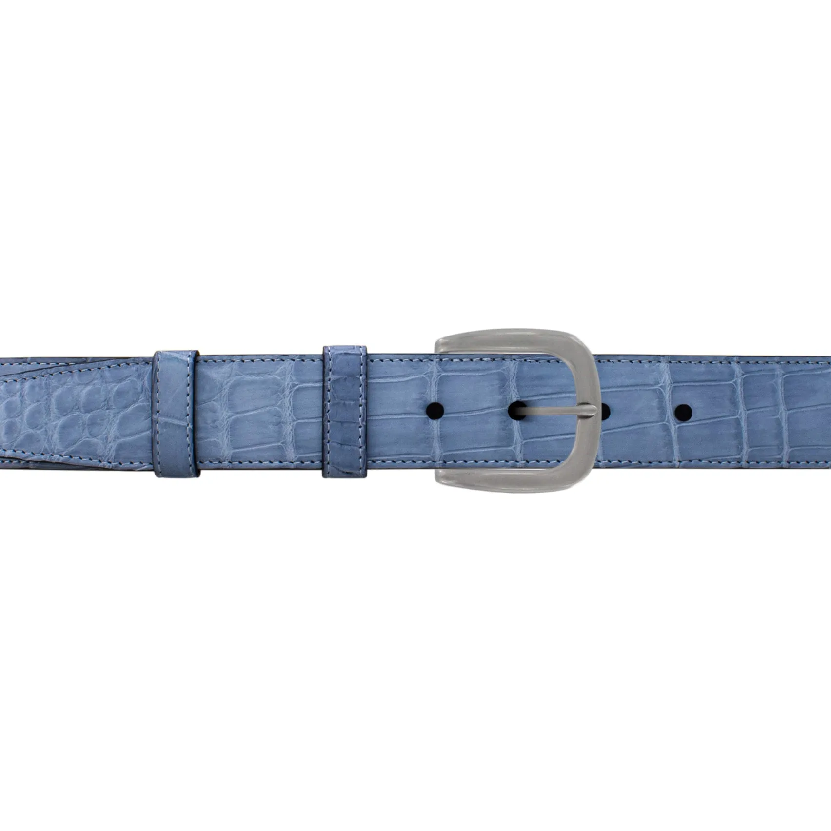 1 1/4" Arctic Classic Belt with Oxford Cocktail Buckle in Matt Nickel