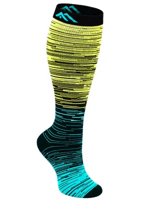 1-Pair Green Gradient  Compression Socks ( 20-30MMHG) | Actinput