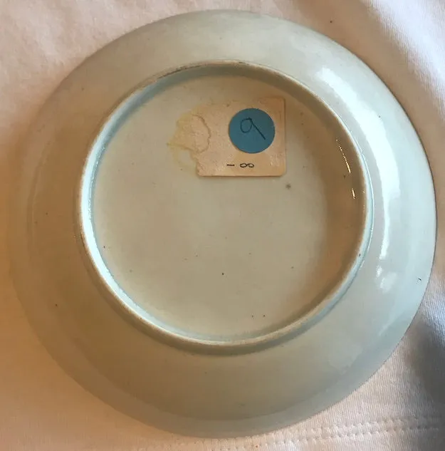 18th Century Liverpool Porcelain James Pennington Printed Saucer.