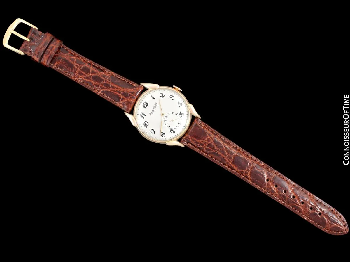 1946 IWC Vintage Mens Large Claw Lug Watch - 18K Rose Gold