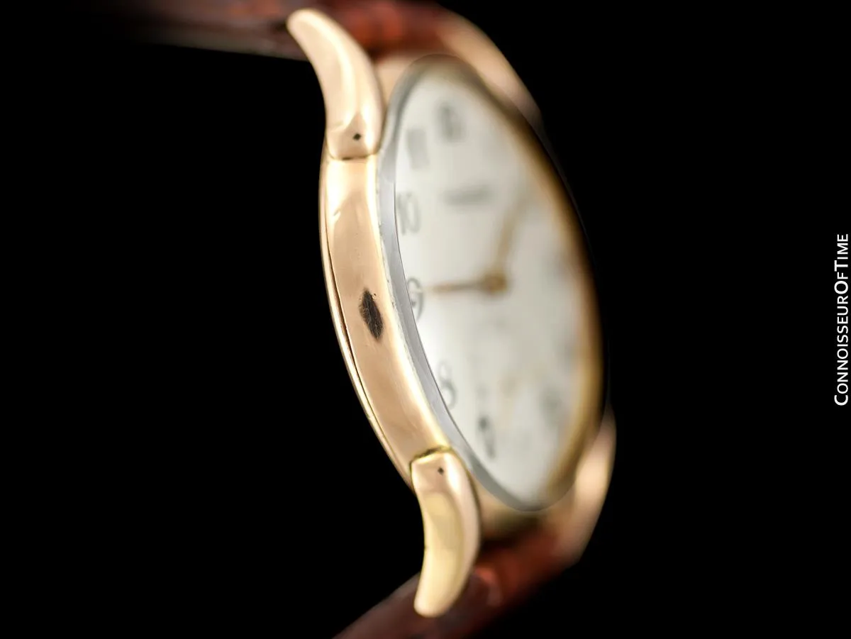 1946 IWC Vintage Mens Large Claw Lug Watch - 18K Rose Gold