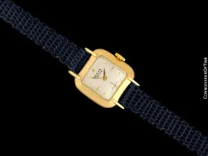 1947 Rolex Precision Pre-Cellini Vintage Ladies Watch, Ref. 4391 - 14K Gold