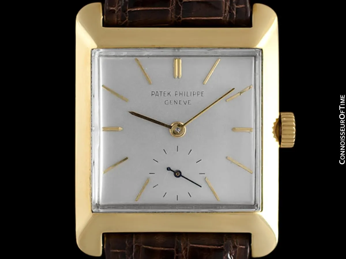 1950's Patek Philippe Vintage Mens Handwound Watch, Ref. 2488 - 18K Gold