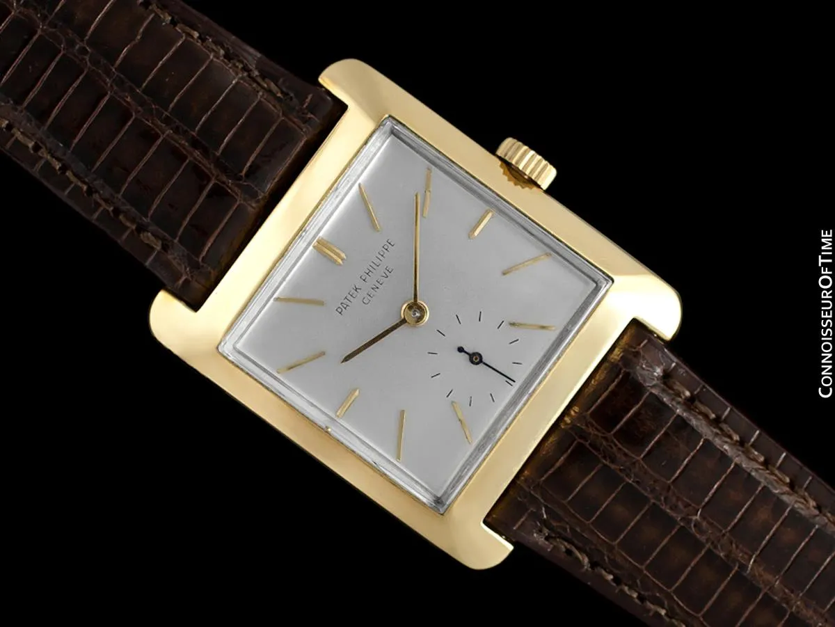 1950's Patek Philippe Vintage Mens Handwound Watch, Ref. 2488 - 18K Gold