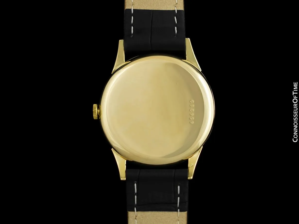 1950's Ulysse Nardin Vintage Mens Dress Watch - 14K Gold