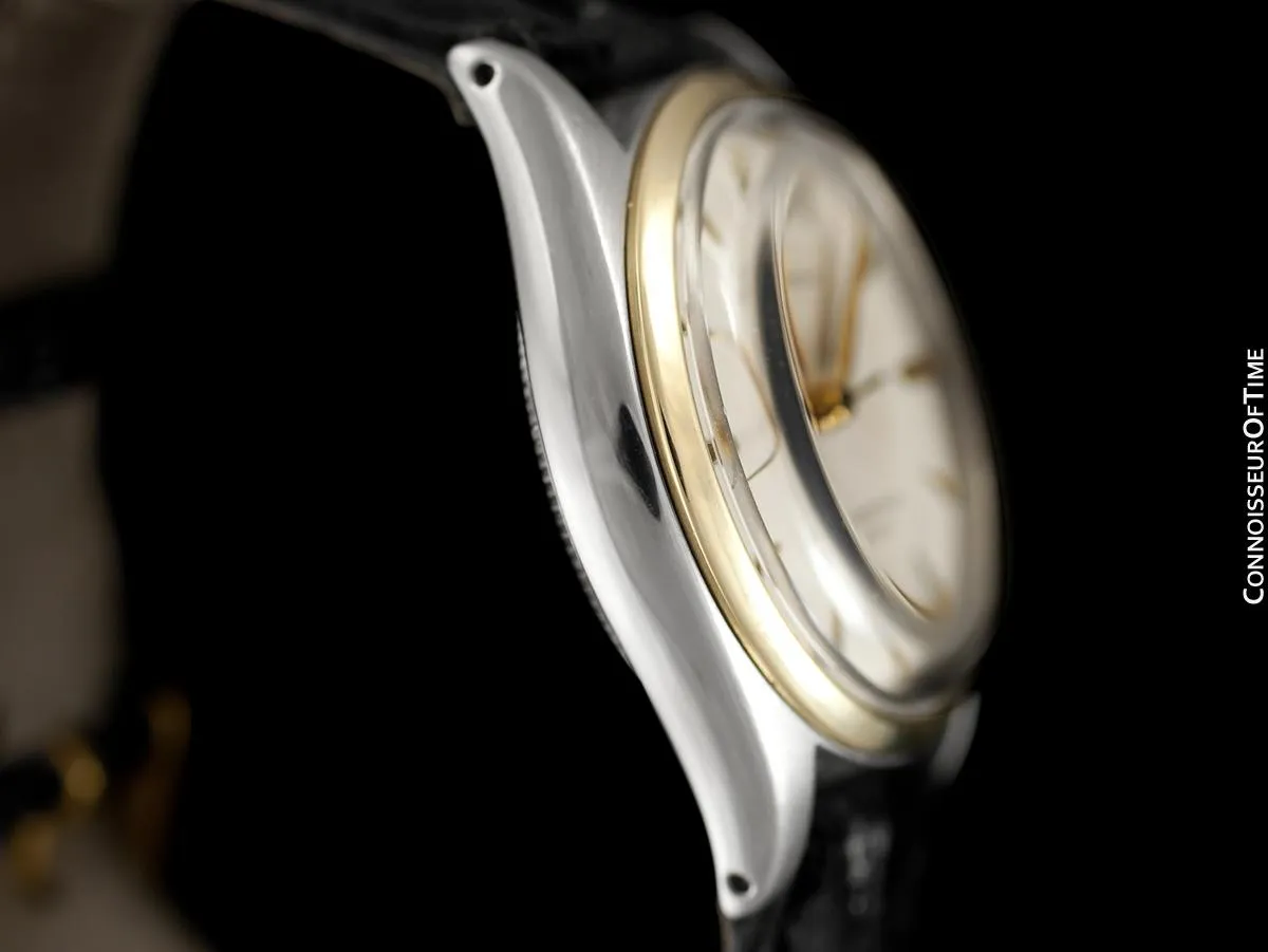 1952 Rolex Oyster Perpetual Mens Vintage Ref. 6084 Watch, Stainless Steel & Gold