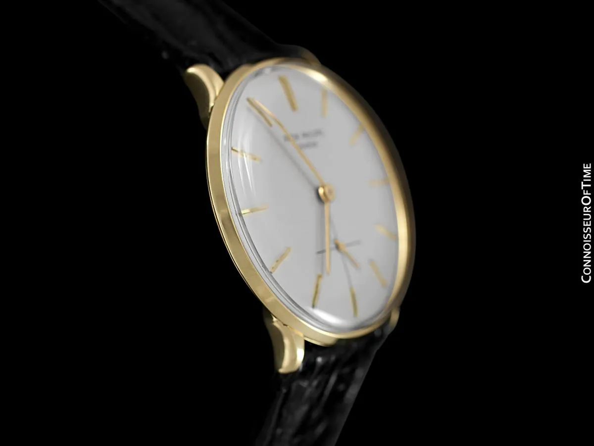 1960 Patek Philippe Vintage Mens Handwound Watch, Ref. 2573 - 18K Gold