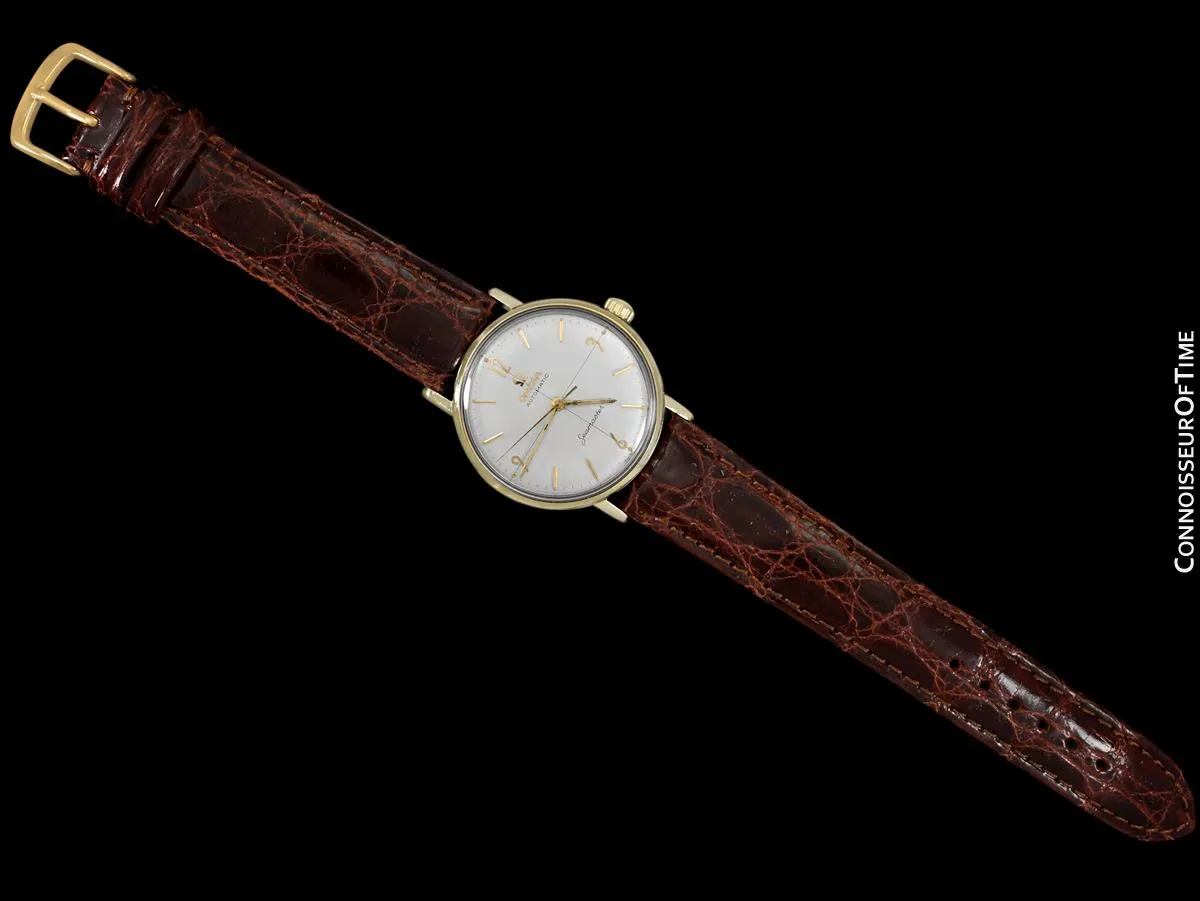 1962 Omega Seamaster Vintage Mens Auotmatic Watch with Cal. 552 - 14K Gold & Stainless Steel