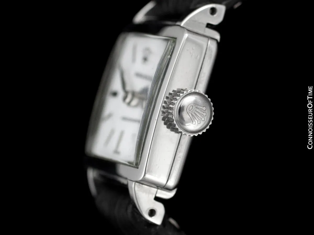 1963 Rolex Precision Pre-Cellini Vintage Ladies Watch, Ref. 3458 - Stainless Steel