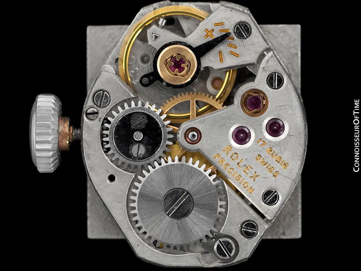 1963 Rolex Precision Pre-Cellini Vintage Ladies Watch, Ref. 3458 - Stainless Steel
