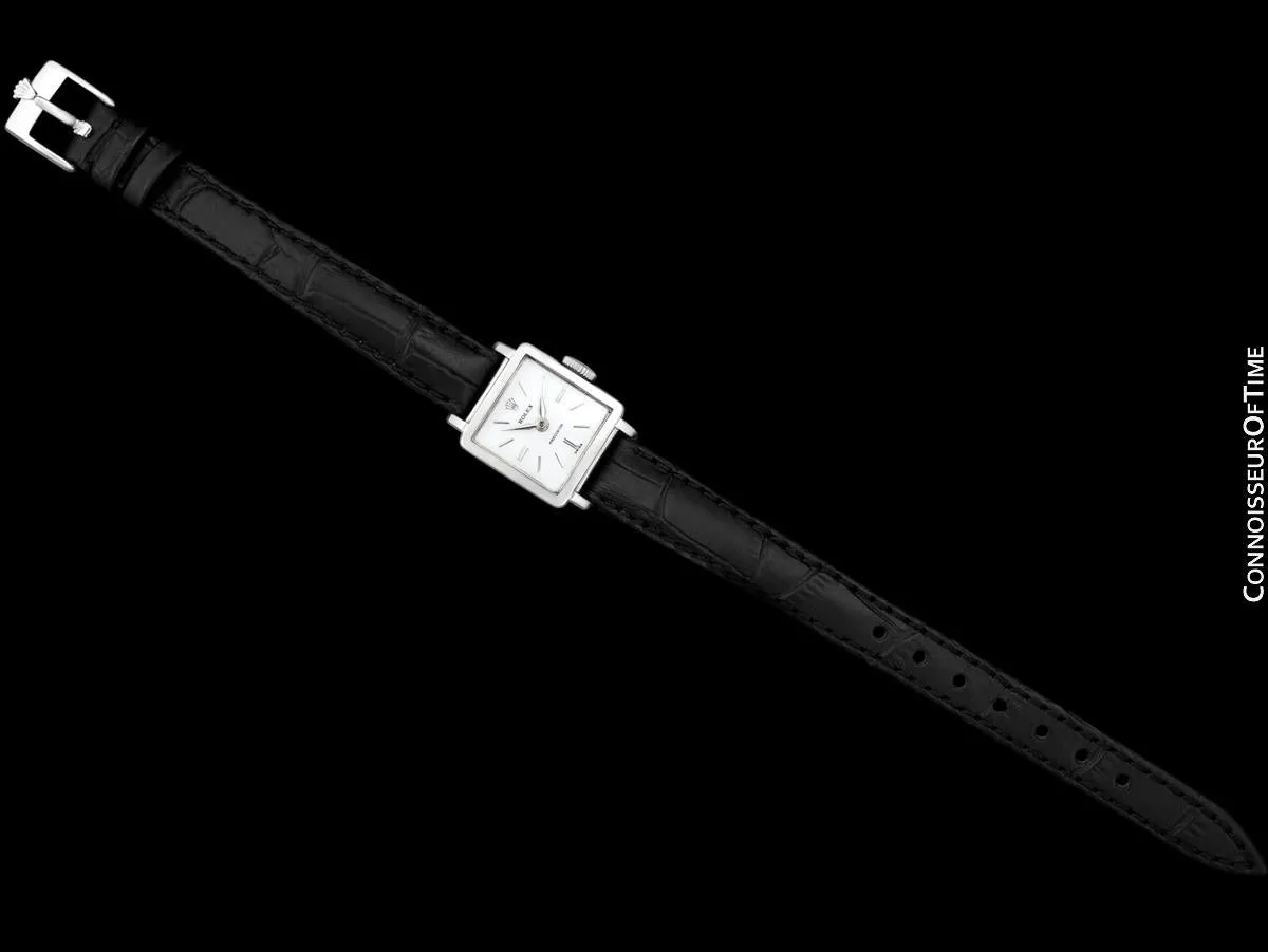 1963 Rolex Precision Pre-Cellini Vintage Ladies Watch, Ref. 3458 - Stainless Steel
