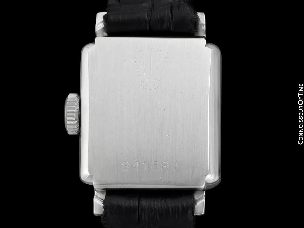1963 Rolex Precision Pre-Cellini Vintage Ladies Watch, Ref. 3458 - Stainless Steel