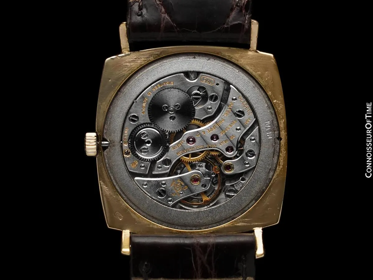 1965 Patek Philippe Vintage Mens Handwound Ultra Thin Retro Watch, Ref. 3523 - 18K Gold