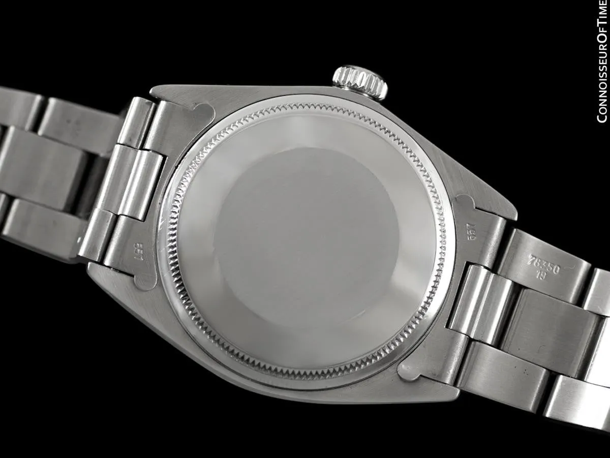 1972 Rolex Date (Datejust) Mens Watch with Monochrome Design - Stainless Steel