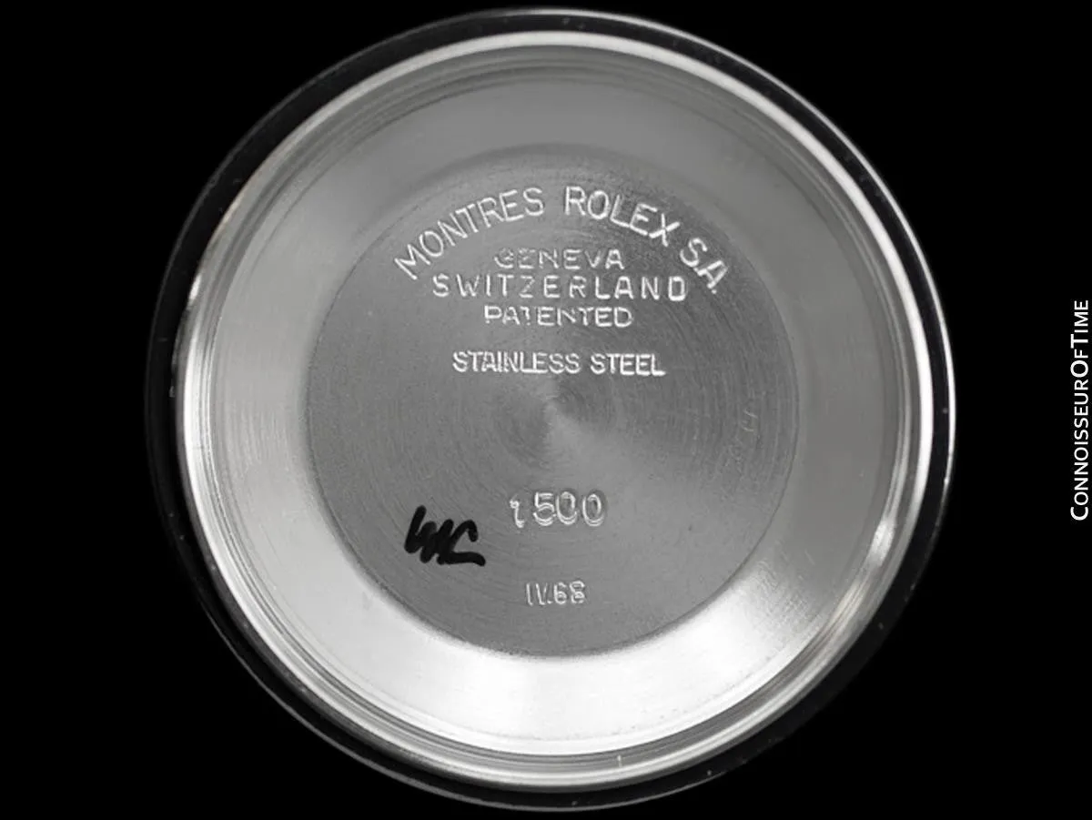 1972 Rolex Date (Datejust) Mens Watch with Monochrome Design - Stainless Steel