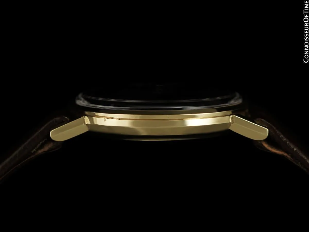 1976 Omega Seamaster De Ville Vintage Automatic Mens Watch - 14K Gold with Box & Band