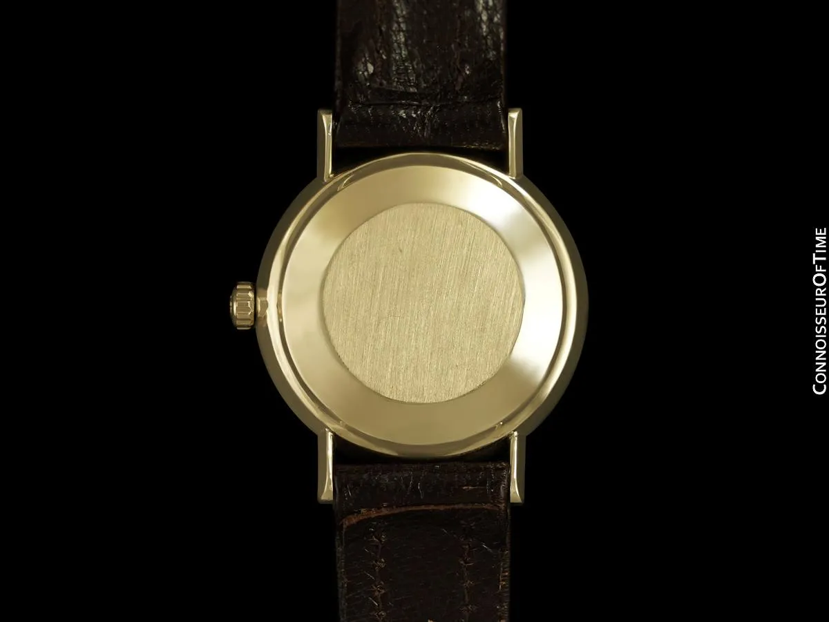 1976 Omega Seamaster De Ville Vintage Automatic Mens Watch - 14K Gold with Box & Band
