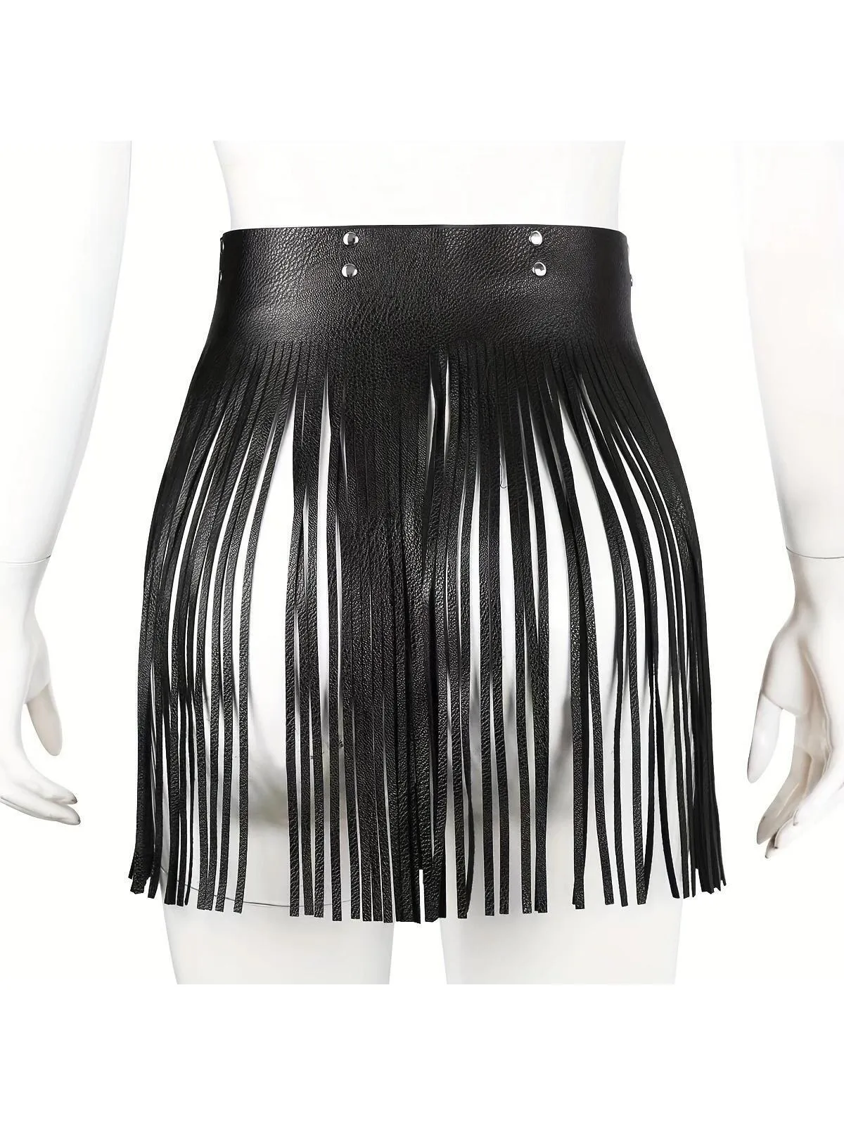 1pc Steampunk Y2K Women Tassel Decor Fashionable Waist Skirt For Daily Decoration For Coats And Dresses