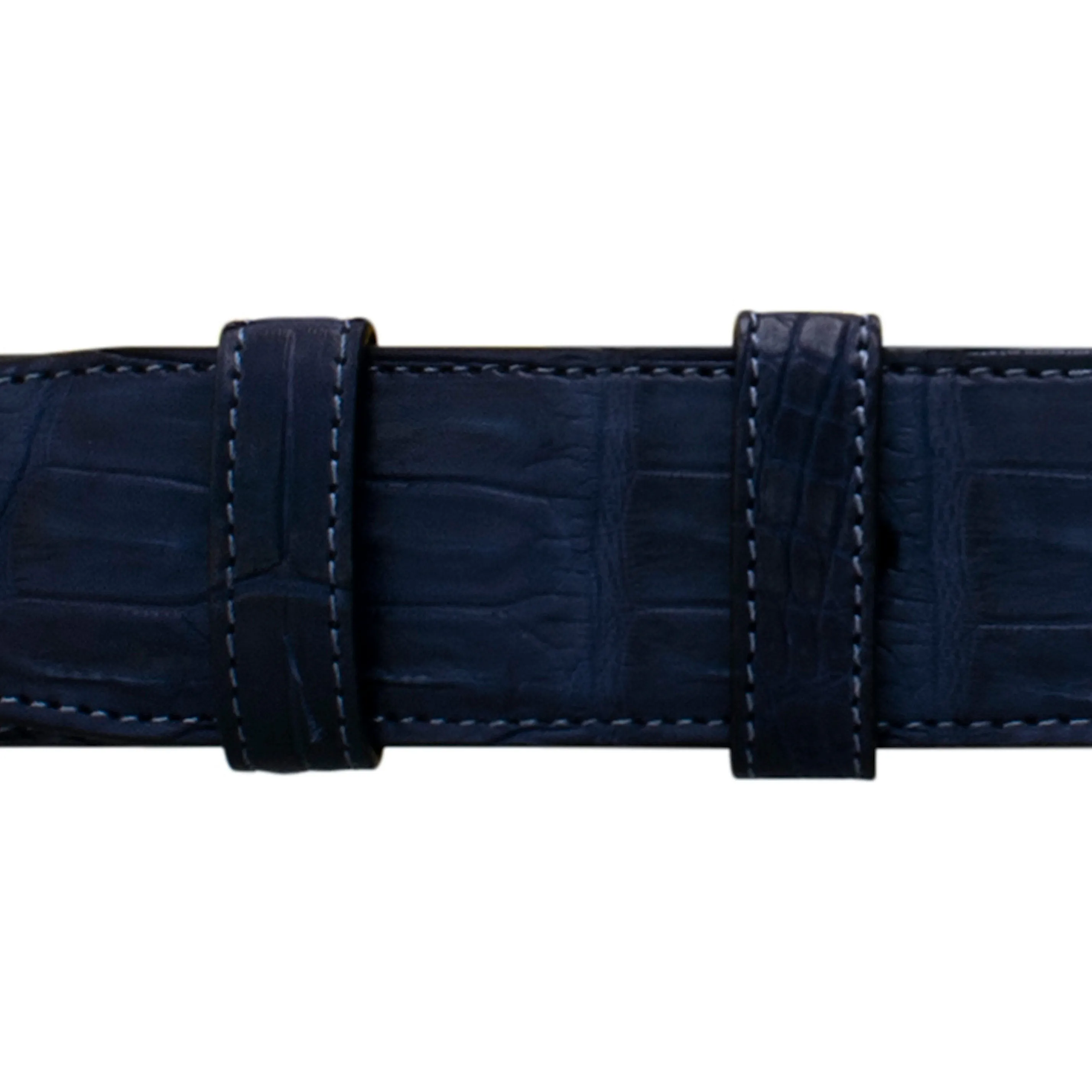 1" Midnight Classic Belt with Denver Casual Buckle in Polished Nickel