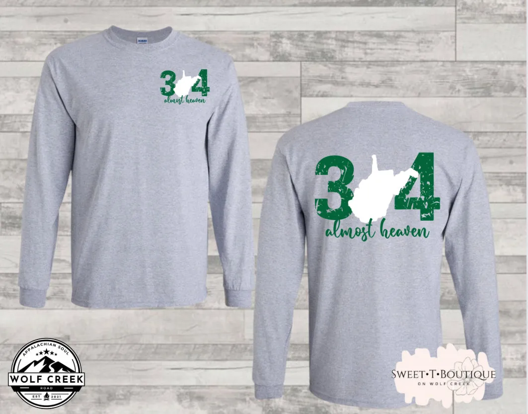 304 West Virginia Almost Heaven Sweet Tee