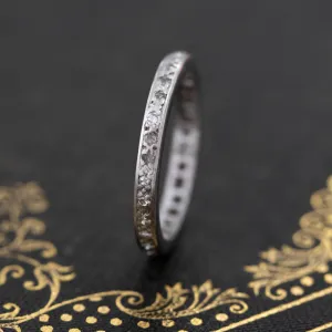 .35ctw Vintage Single Cut Diamond Eternity Band