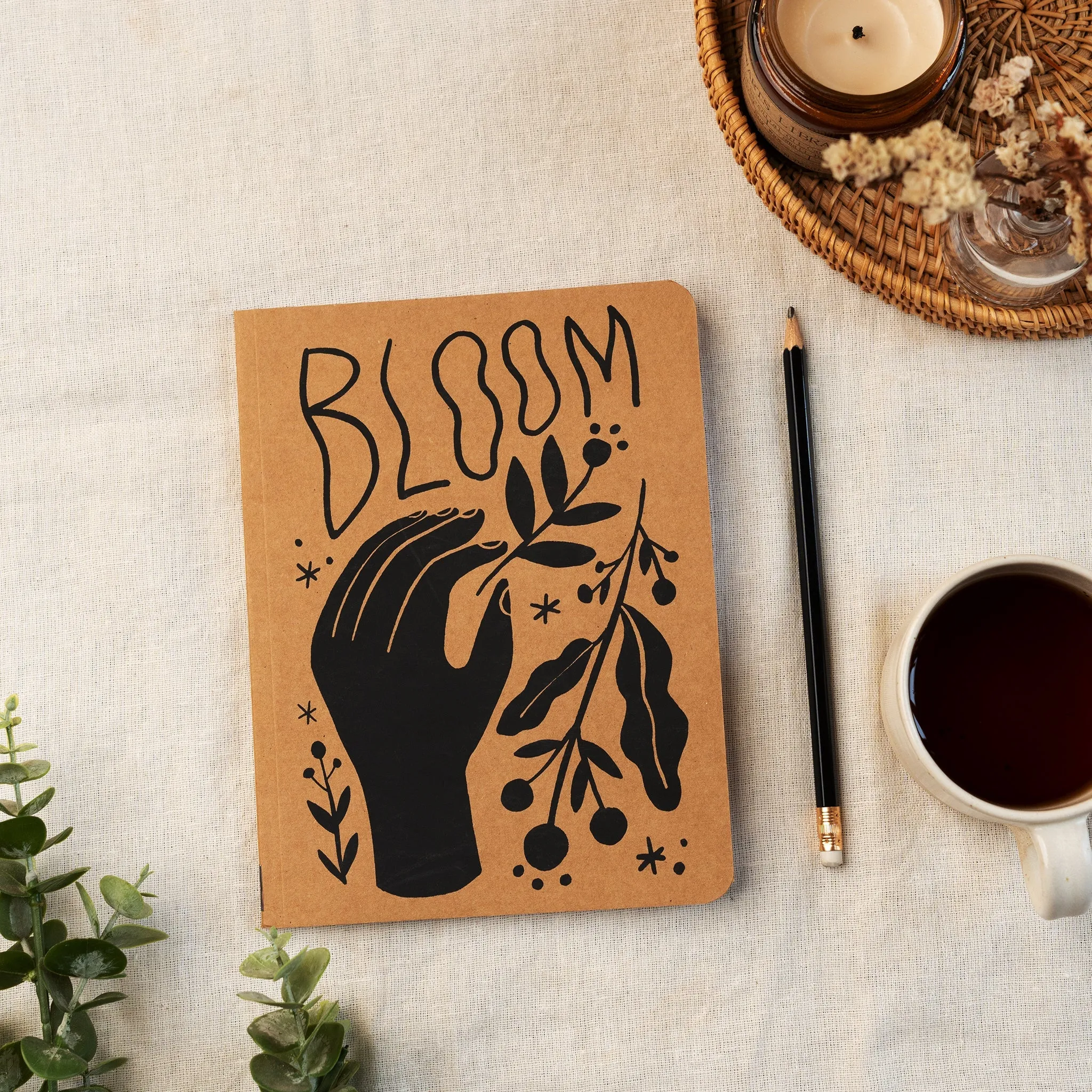 A5 Kraft Notebooks / Pack of 3