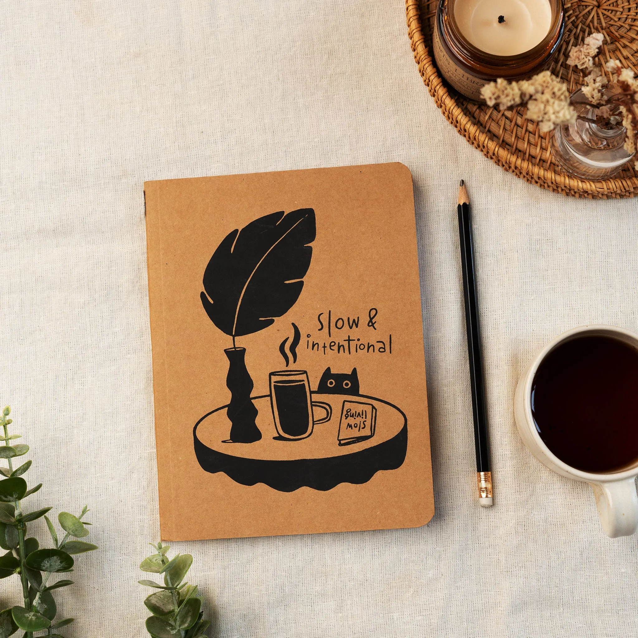 A5 Kraft Notebooks / Pack of 3