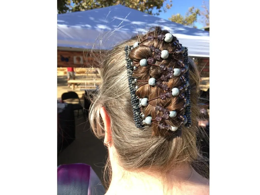 African Butterfly Wire Hair Clip - 11 Tong 434