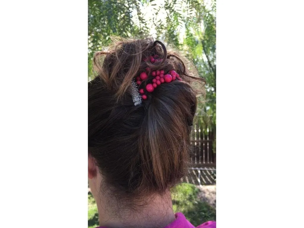 African Butterfly Wire Hair Clip - 7 Tong 555
