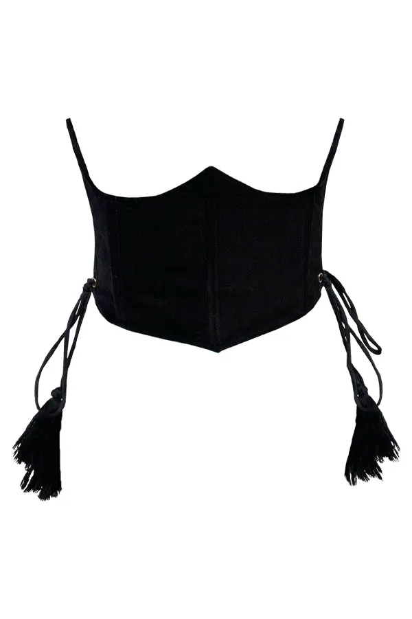 Alexia Velvet Corset Belt