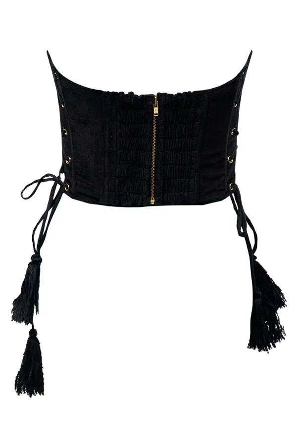 Alexia Velvet Corset Belt