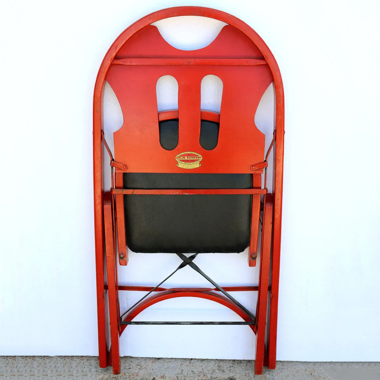 American Louis Rastetter Painted Wood Mahjong/Games Table, 4 Chairs, Games
