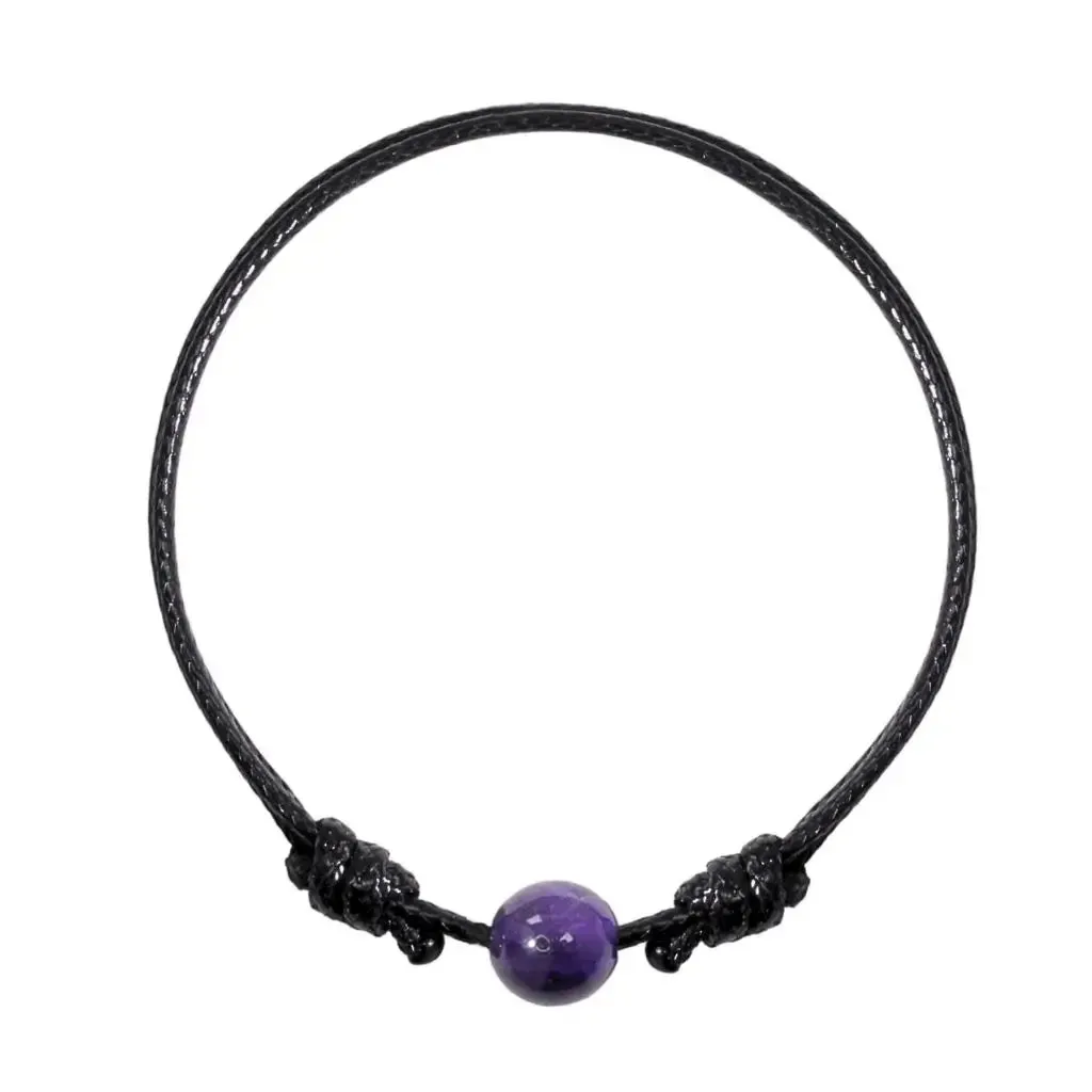 Amethyst Beaded Bracelet