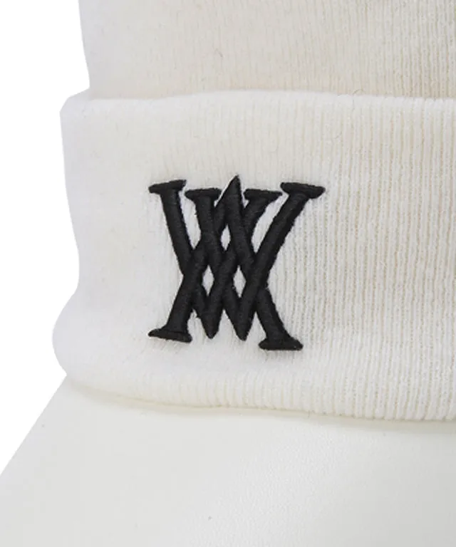 ANEW Golf: Men's Simple Wool Knit Cap - White