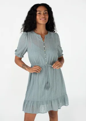 Annika Eyelet Mini Dress