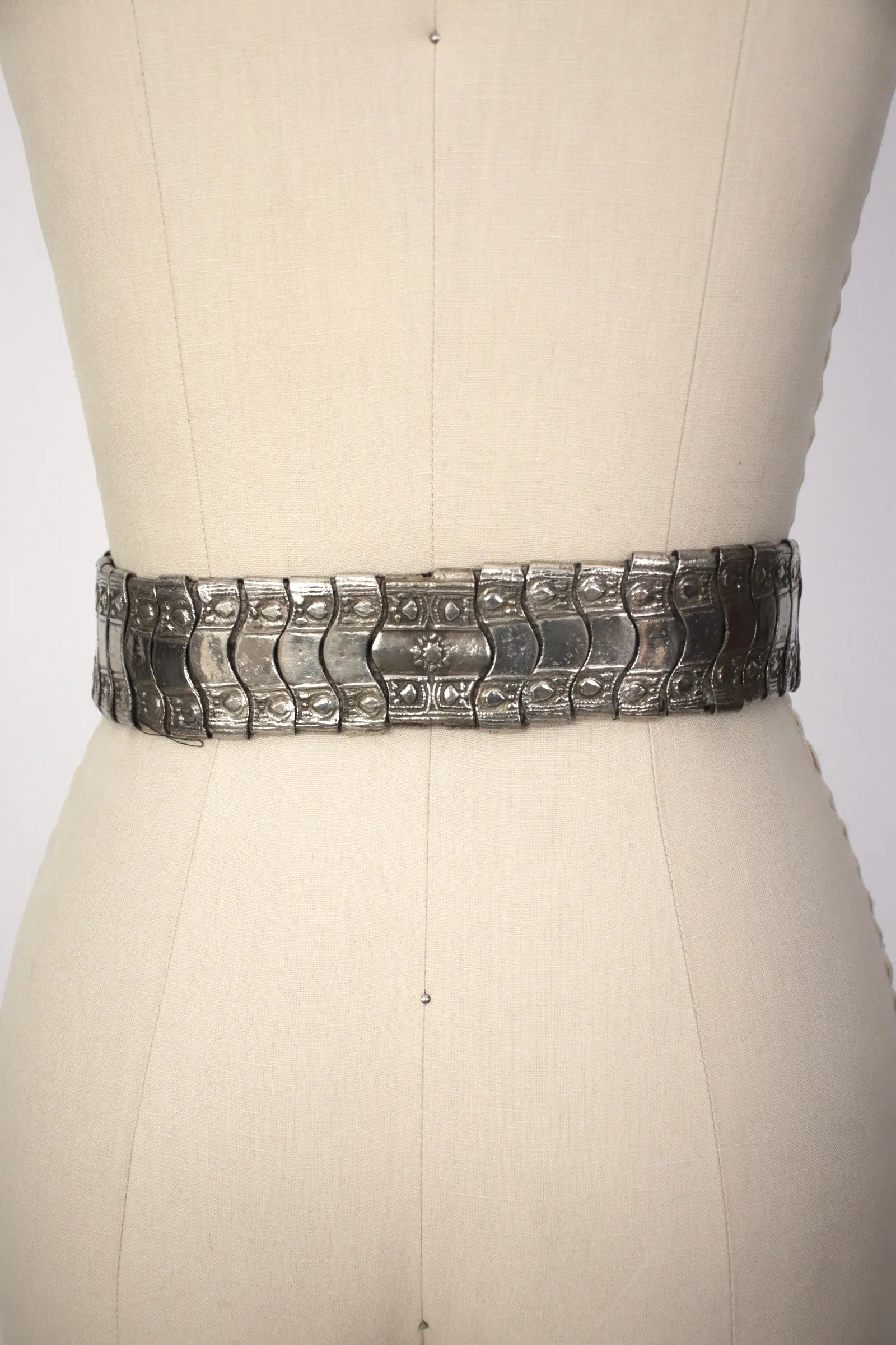 Antique Hand Wrought Brass Belt