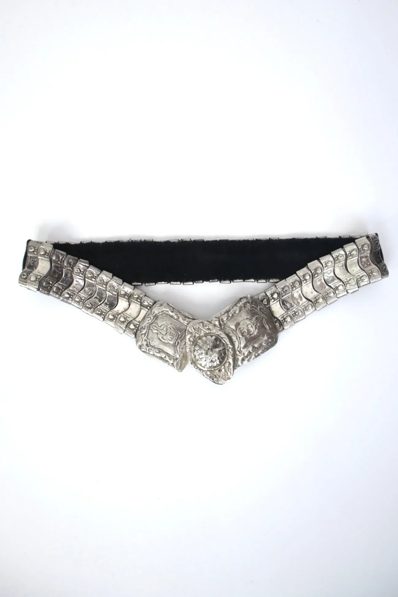 Antique Hand Wrought Brass Belt