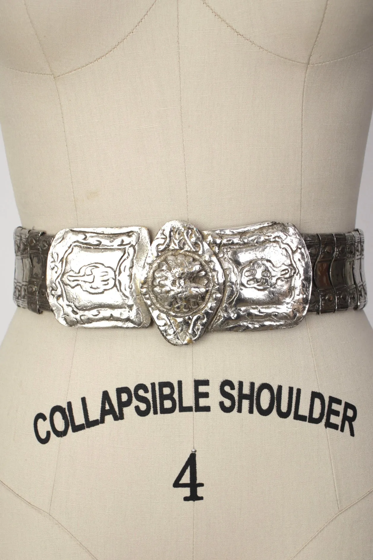 Antique Hand Wrought Brass Belt