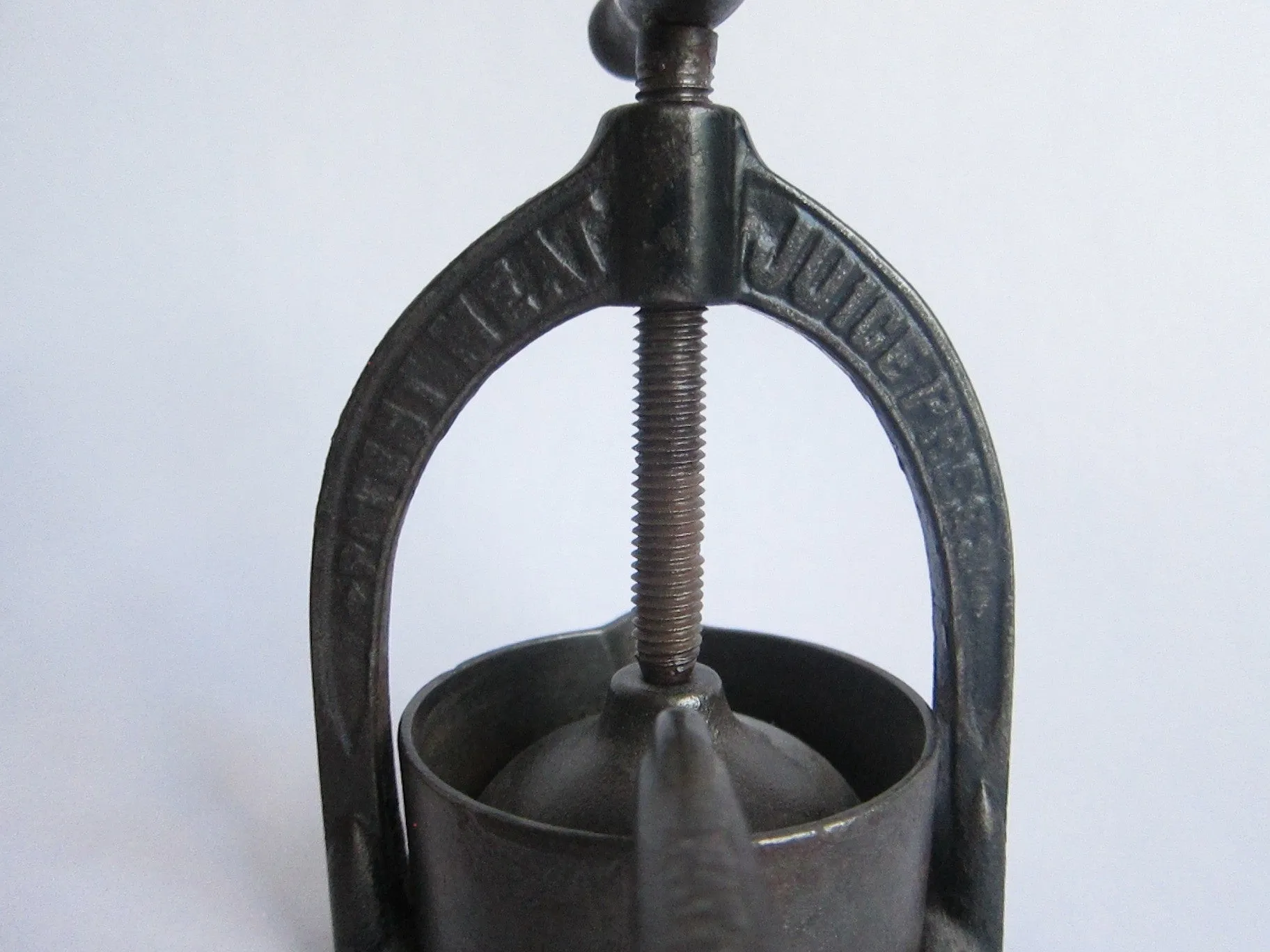 Antique Osborne Meat Juice Press, Victorian Cast Iron Patent March 1884