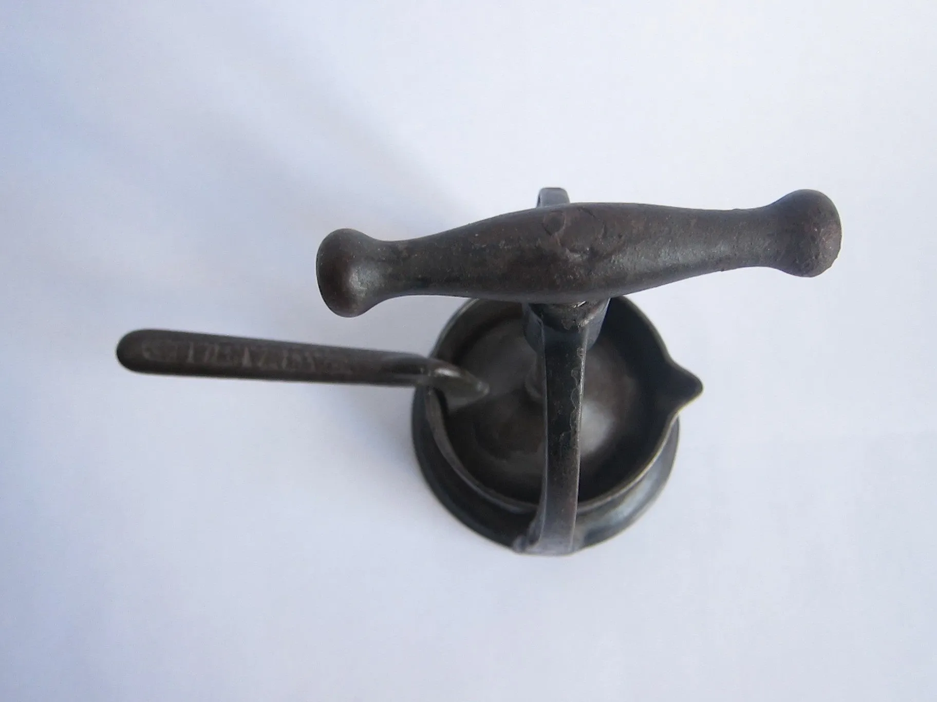 Antique Osborne Meat Juice Press, Victorian Cast Iron Patent March 1884