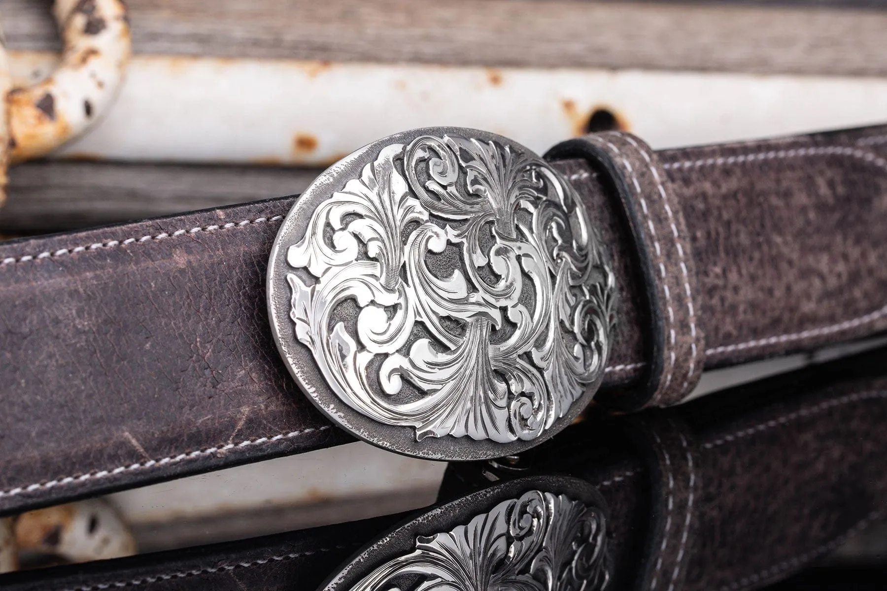 AO Leon Swirl Belt Buckle