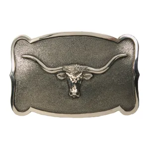 “Arapaho” Silver Longhorn Buckle