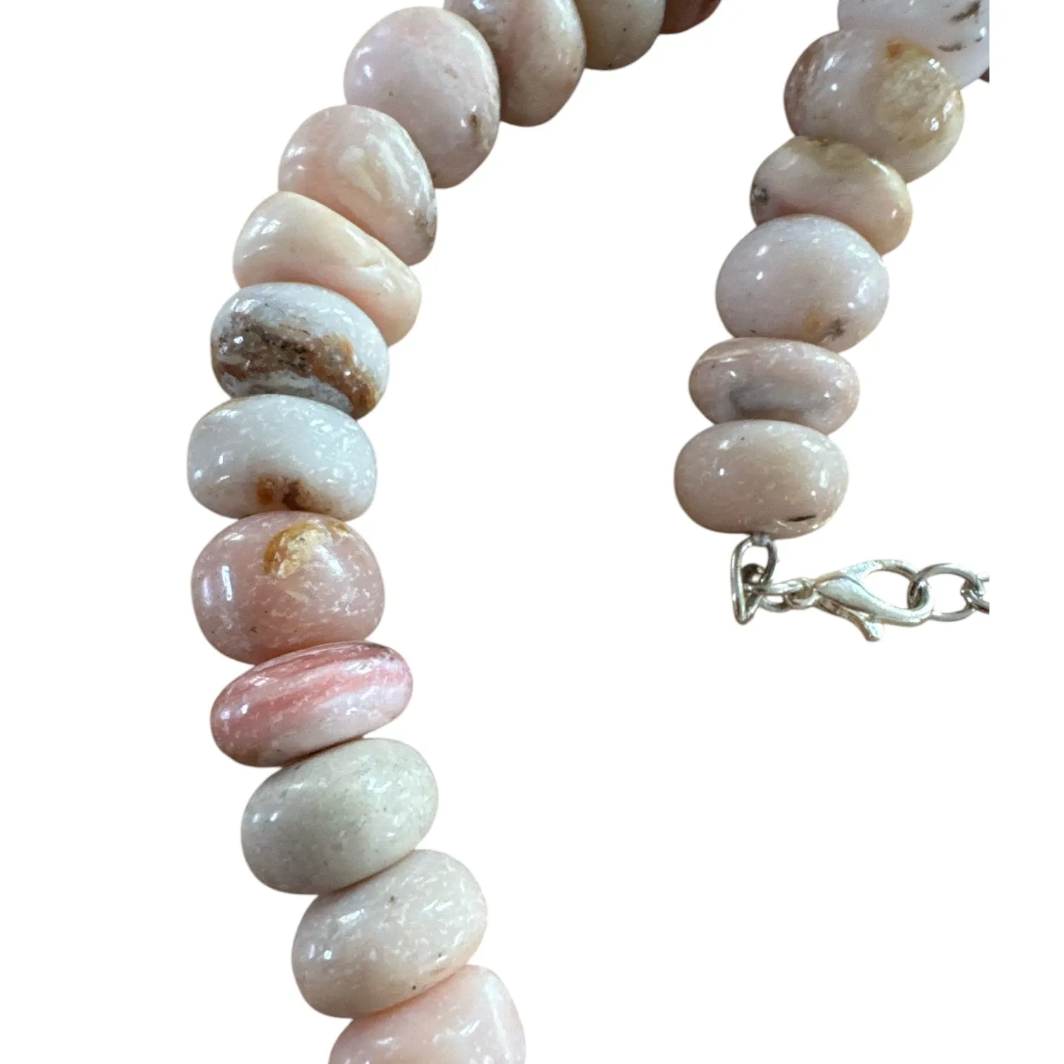 Australian Pink Opal beaded Necklace