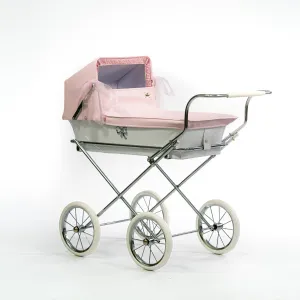 Bebelux Pink Minidonosti Spanish Doll's Pram & Bag 2044-R
