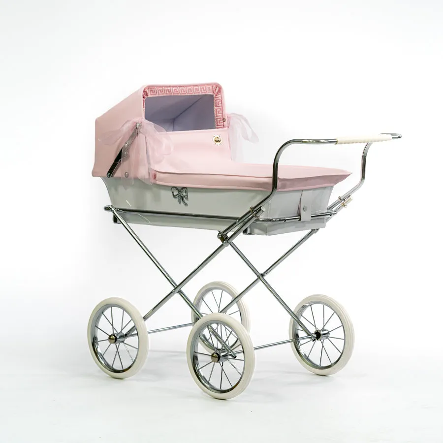 Bebelux Pink Minidonosti Spanish Doll's Pram & Bag 2044-R