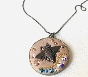 Bee Necklace, Copper Bee Necklace
