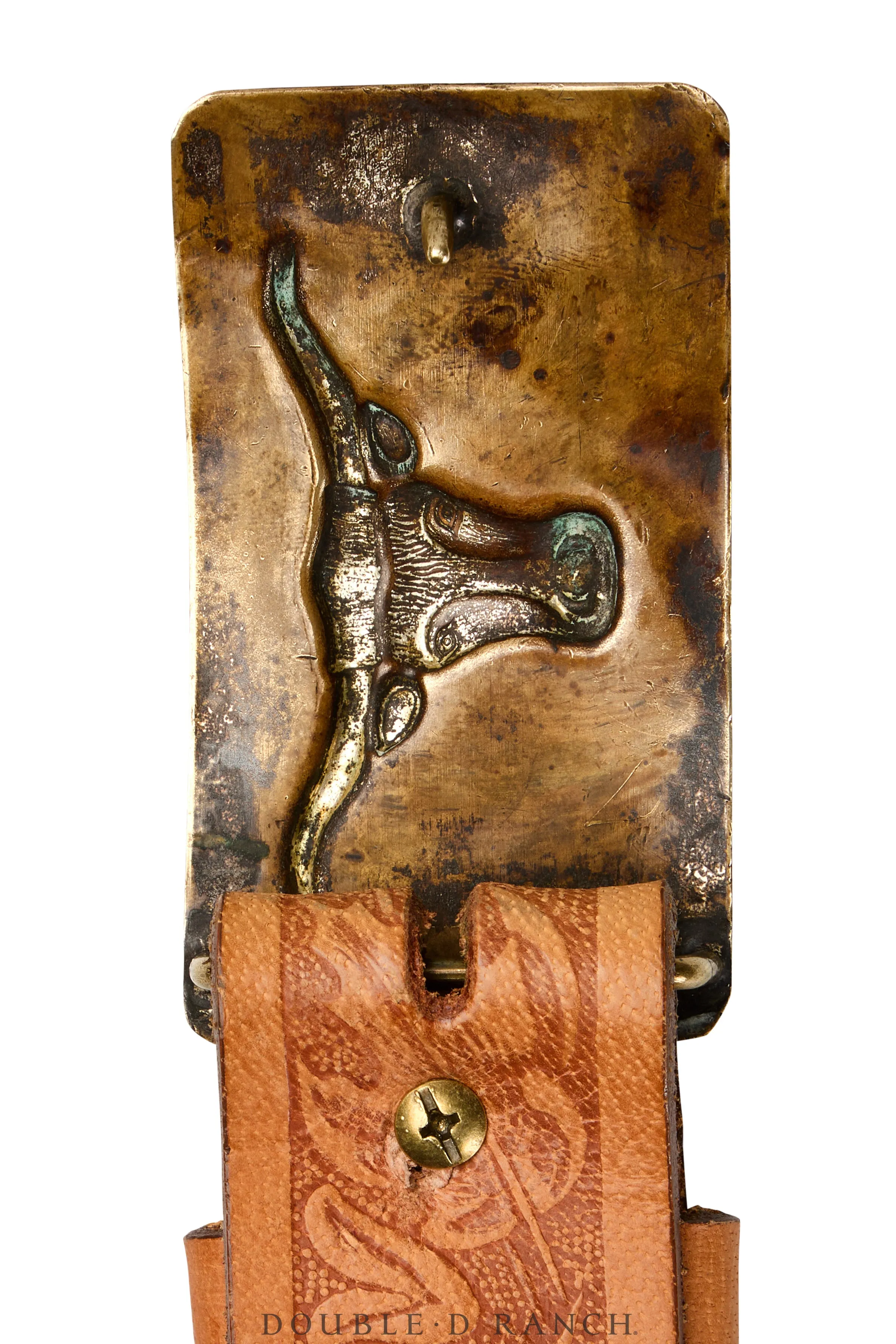 Belt, A Vintage, Buckle, Western, Longhorn, Vintage, 668