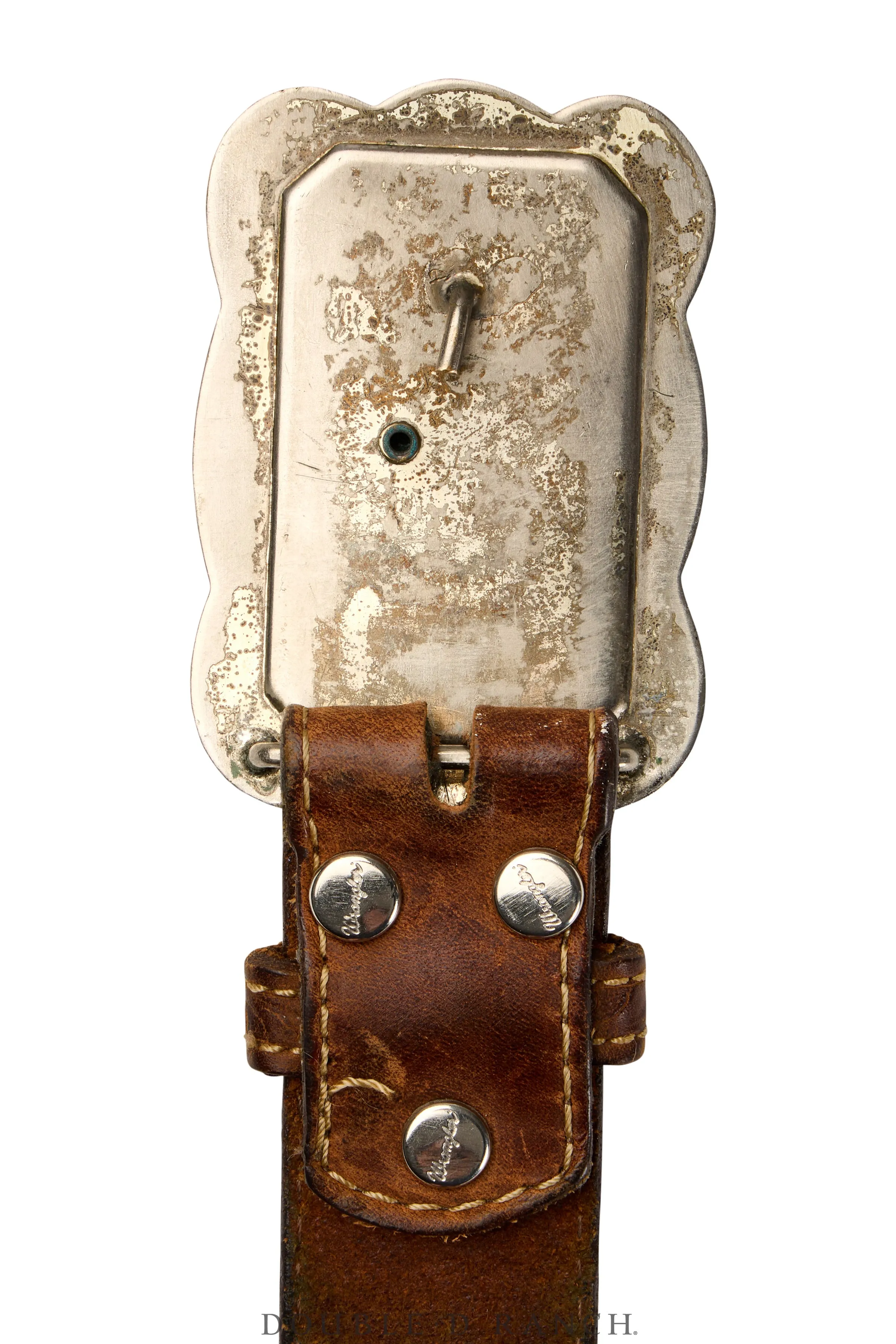 Belt, A Vintage, Buckle, Western, Lucite, Saddle, Vintage, 686